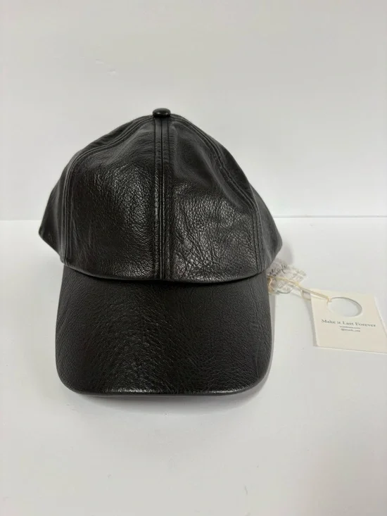 NWT Wyeth Hailey Faux Leather Baseball Cap - Picture 3 of 12
